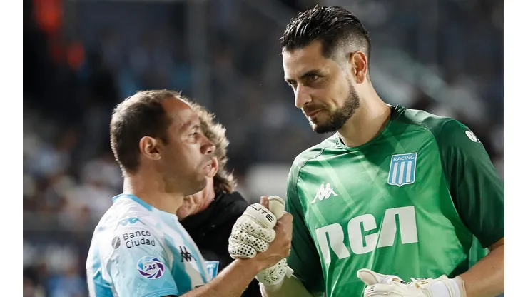Díaz y Arias fueron figuras en la coronación de Racing