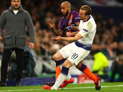 La brutal entrada que sacó a Kane del partido