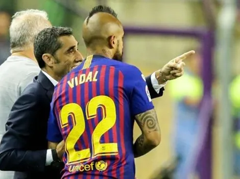 Ernesto Valverde habla de la posible titularidad de Arturo Vidal