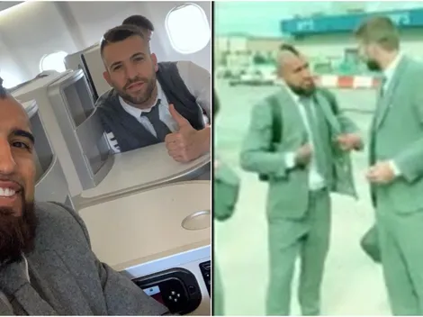 Vidal y el Barça viajan a Manchester con trajes de casi 4 millones de pesos