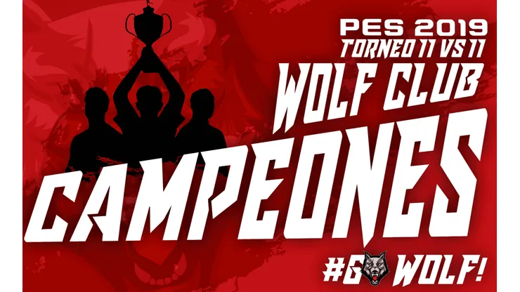 Wolf Club eSports se consagró campeón del torneo 11 vs 11 de PES 2019
