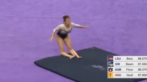 ¡Brutal! Samantha Cerio se rompió las dos piernas en plena rutina