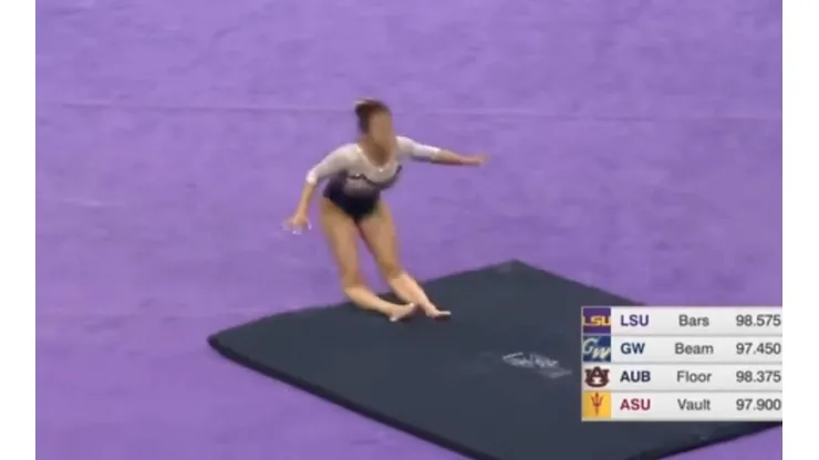 ¡Brutal! Samantha Cerio se rompió las dos piernas en plena rutina