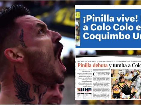 "¡Pinilla vive!": Pinigol aparece en todas las portadas tras su gol a Colo Colo