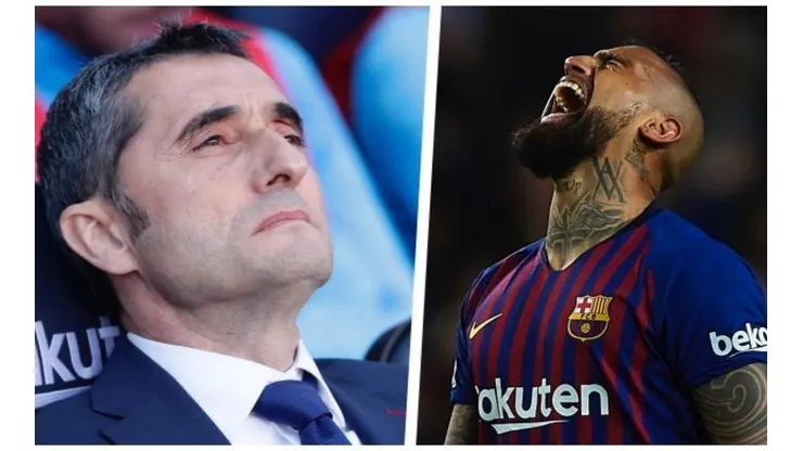 La preocupación de Valverde por la ausencia de Vidal ante el Atlético