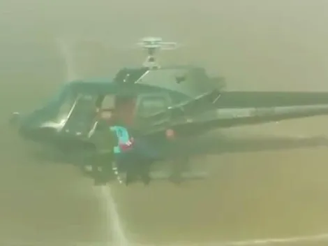 Helicóptero rapta a un jugador en pleno partido con final inesperado