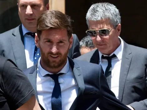 Padre de Lionel Messi chocó a un motociclista