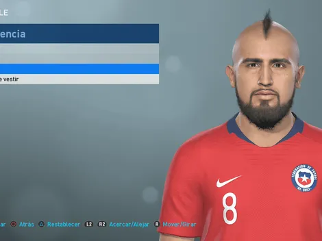 PES 2019: Vidal con cambio de look en la nueva actualización