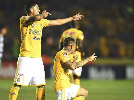 Eduardo Vargas anota un gol para Tigres en Concachampions