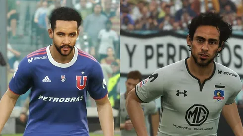 Colo Colo y la U actualizan sus camisetas en PES 2019