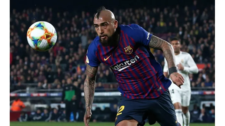 Vidal ha jugado siete partidos en Champions, pero solo en uno fue titular