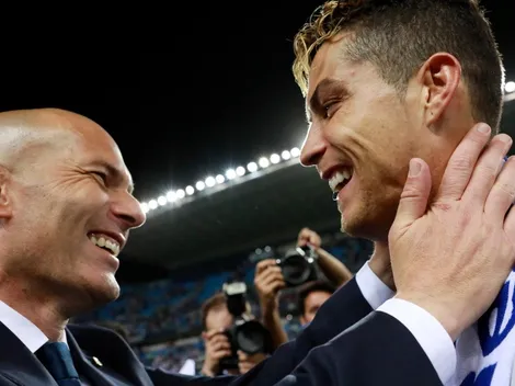 Cristiano Ronaldo le tira flores a Zinedine Zidane