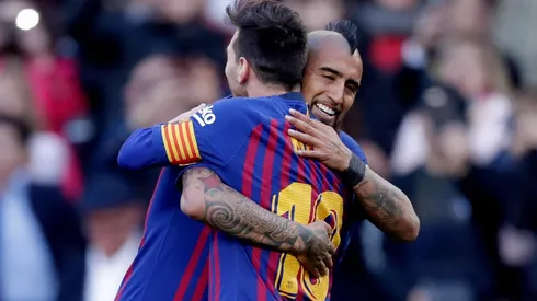 Vidal y Messi
