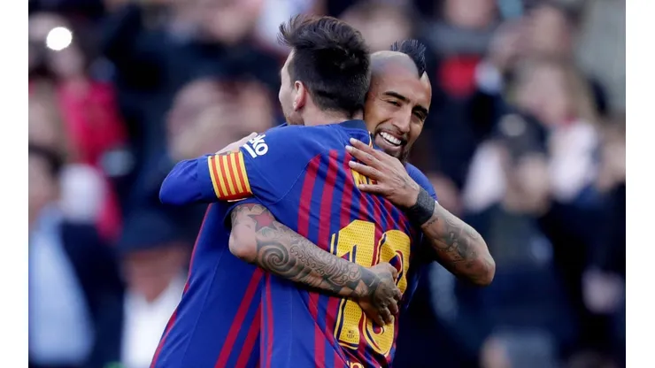 Vidal y Messi