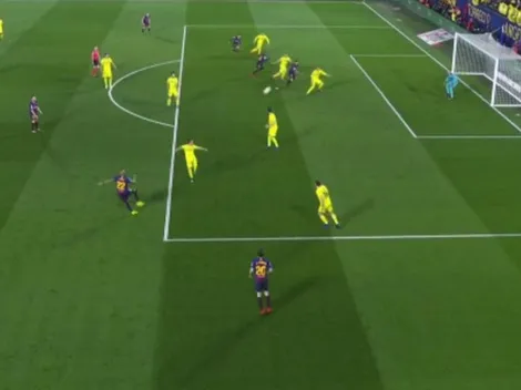 Arturo Vidal habilita con un centro preciso para el gol del Barcelona