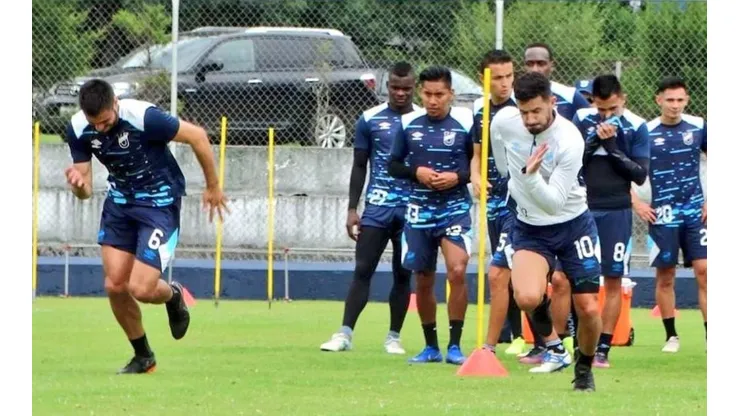 Entrenamiento de la UC ecuatoriana