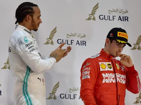 El consejo de Lewis Hamilton a Charles Leclerc: "Hoy apesta, pero te queda un largo camino"