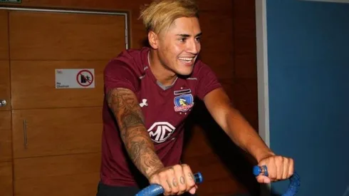 Gaete durante su brevísimo paso por Colo Colo