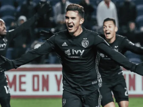 Felipe Gutiérrez aportó un gol en la goleada del Kansas City
