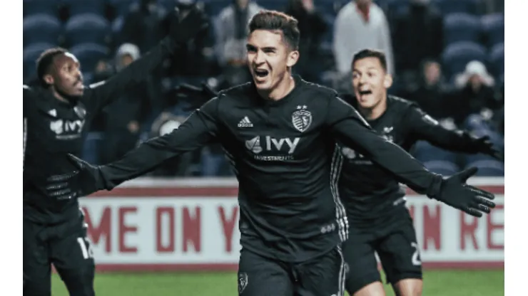 Felipe Gutiérrez aportó un gol en el triunfo del Kansas