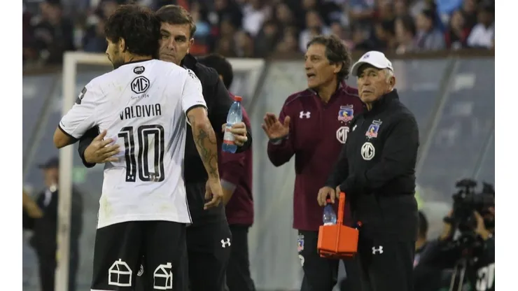 Mario Salas en el triunfo contra Iquique.