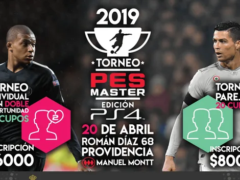 Demuestra que eres el mejor en PES Master: Torneo individual con doble vida y de parejas