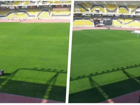 La renovada cancha del Francisco Sánchez Rumoroso