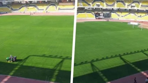 La renovada cancha del Francisco Sánchez Rumoroso