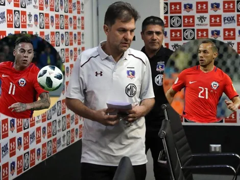 El colocolino Aníbal Mosa pide a los azules Díaz y Vargas en la Roja