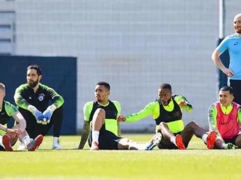 Bravo vuelve a entrenar en Manchester City después de siete meses inactivo