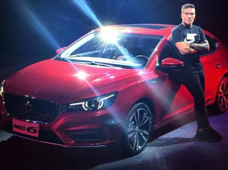 Javier Parraguez representó a Colo Colo en el lanzamiento del nuevo MG6