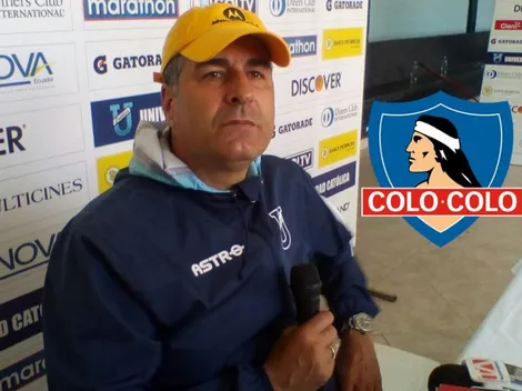 Ojo: DT de UC de Ecuador conoce el 11 de Colo Colo al revés y al derecho