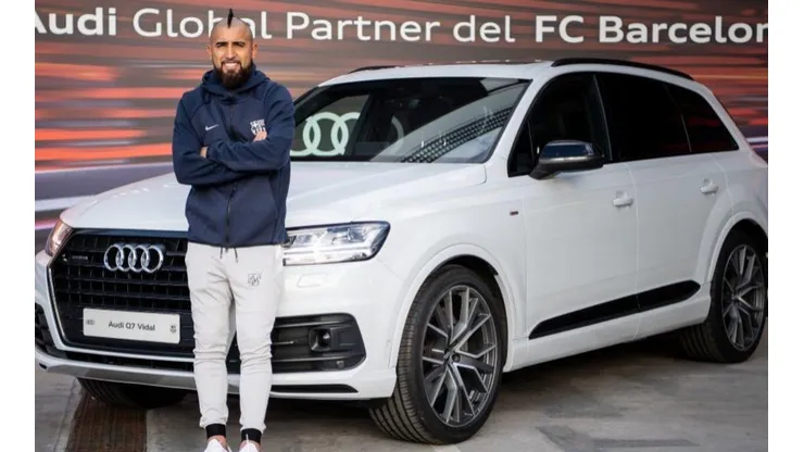 El lujoso Audi que le regalaron a Arturo Vidal