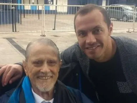 El lindo gesto de Marcelo Díaz con el abuelito hincha de Racing
