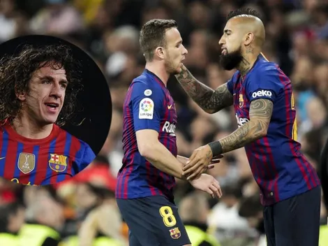 Puyol aconseja a Arthur para adueñarse del mediocampo del Barça