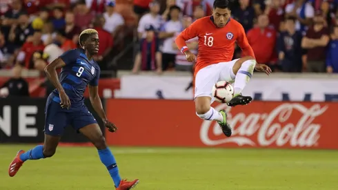 HOUSTON: EEUU vs CHILE. - 26 de Marzo del 2019/HOUSTONdurante el partido amistoso entre las Selecciones de EEUU vs CHILE en el Estadio Bbbva de Houston, previo a la Copa America 2019.FOTO: RODRIGO SAENZ /AGENCIAUNO