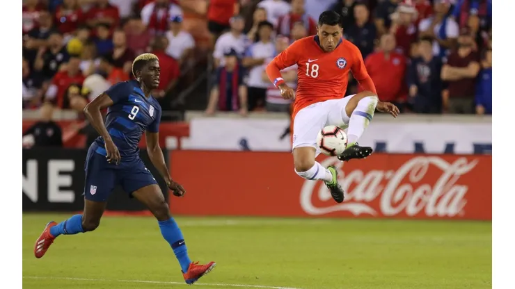 HOUSTON: EEUU vs CHILE. - 26 de Marzo del 2019/HOUSTONdurante el partido amistoso entre las Selecciones de EEUU vs CHILE en el Estadio Bbbva de Houston, previo a la Copa America 2019.FOTO: RODRIGO SAENZ /AGENCIAUNO