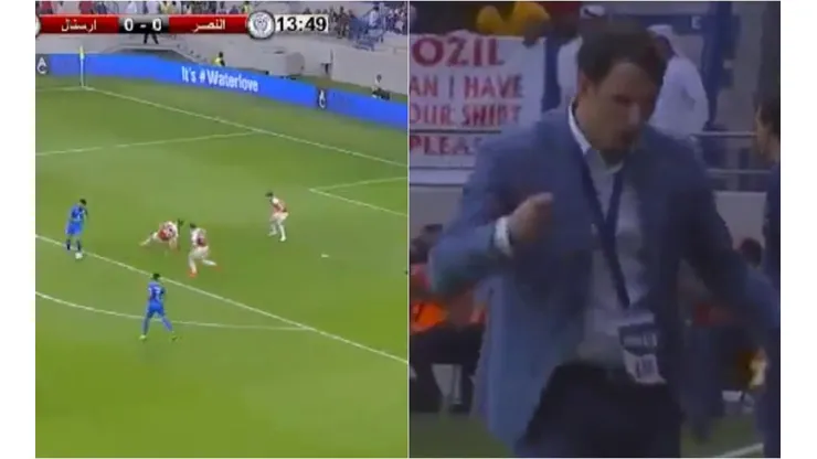 Ronnie Fernández y su gol al Arsenal