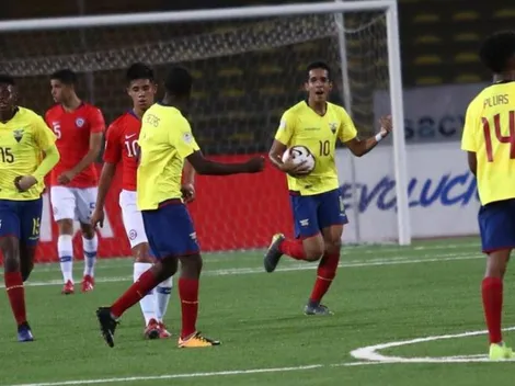 Chile Sub 17 pierde de manera terrible con Ecuador en el Sudamericano