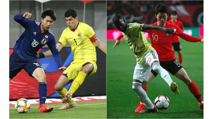Bolivia y Colombia