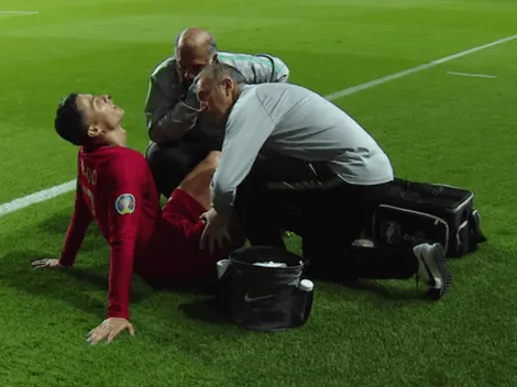 CR7 salió lesionado en el partido de Portugal y sufre Juventus