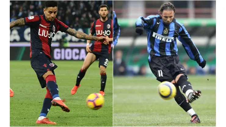 Erick Pulgar lleva dos goles de penal esta temporada en el Bologna