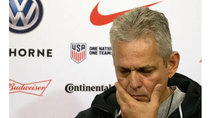 Rueda durante su contacto con los medios en Houston