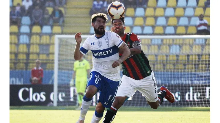 Fuentes contra Palestino por la Supercopa.