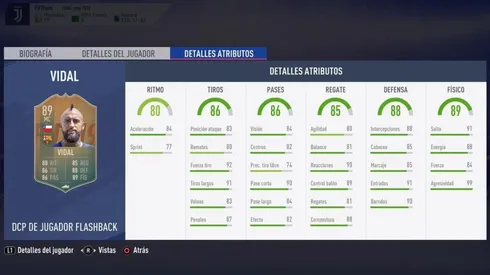 La versión Flashback de Arturo Vidal es una de las mejores de FIFA 19