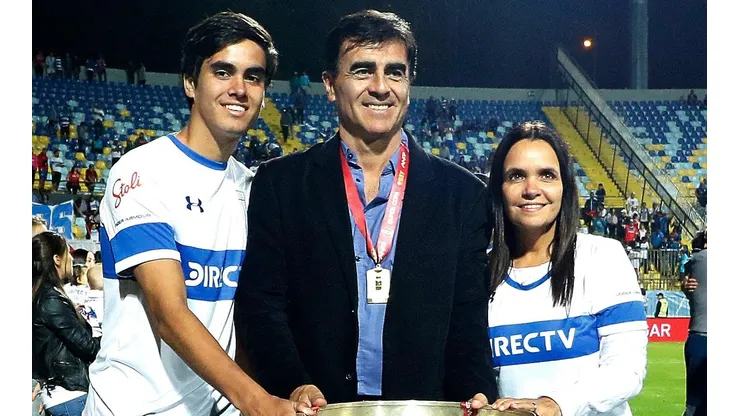 Quinteros celebró la Supercopa con su familia