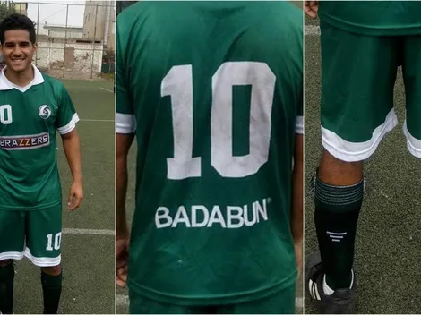 La curiosa camiseta en Copa Perú con una marca pornográfica