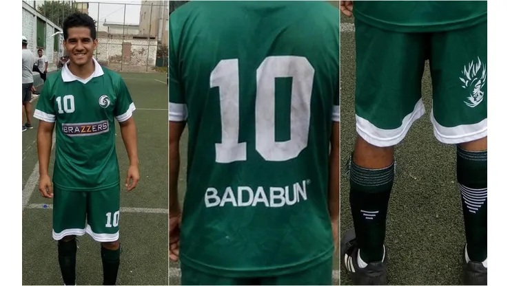 La curiosa camiseta en Copa Perú con una marca pornográfica
