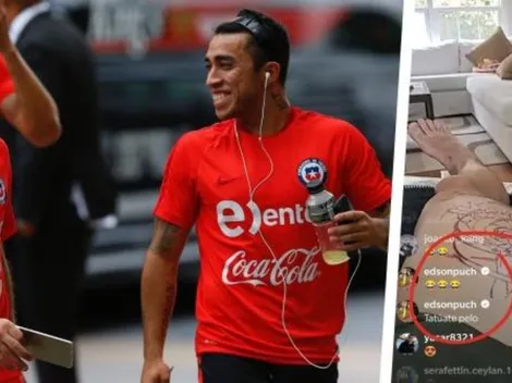 Edson Puch sube al columpio a Marcelo Díaz por su nuevo tatuaje