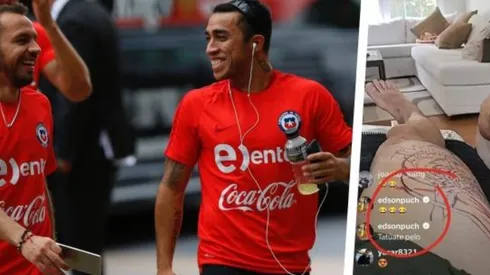 Edson Puch sube al columpio a Marcelo Díaz por su nuevo tatuaje